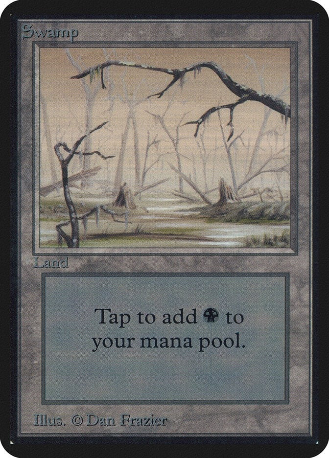 Image for Swamp (B) (Alpha Edition) - Magic: The Gathering