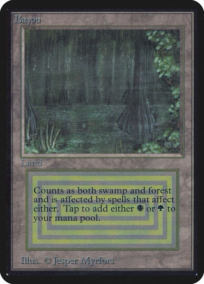Image for Bayou (Alpha Edition) - Magic: The Gathering