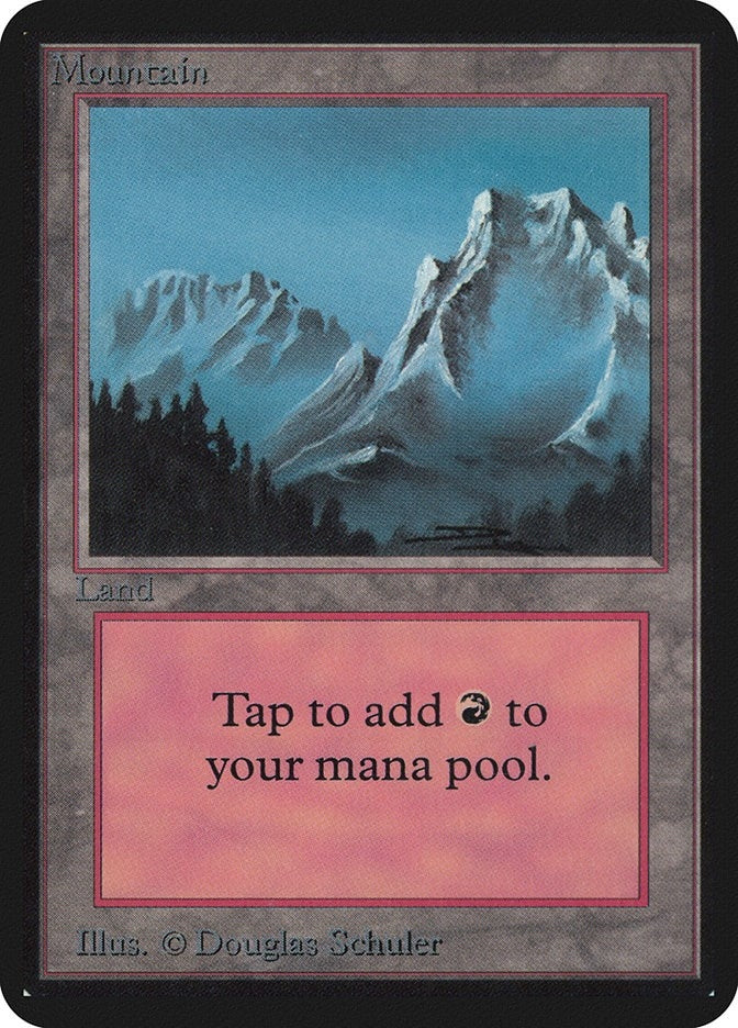 Image for Mountain (B) (Alpha Edition) - Magic: The Gathering