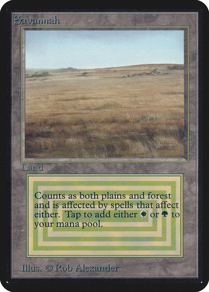 Image for Savannah (Alpha Edition) - Magic: The Gathering