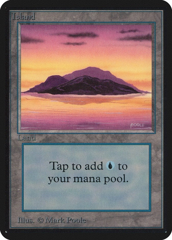 Image for Island (A) (Alpha Edition) - Magic: The Gathering
