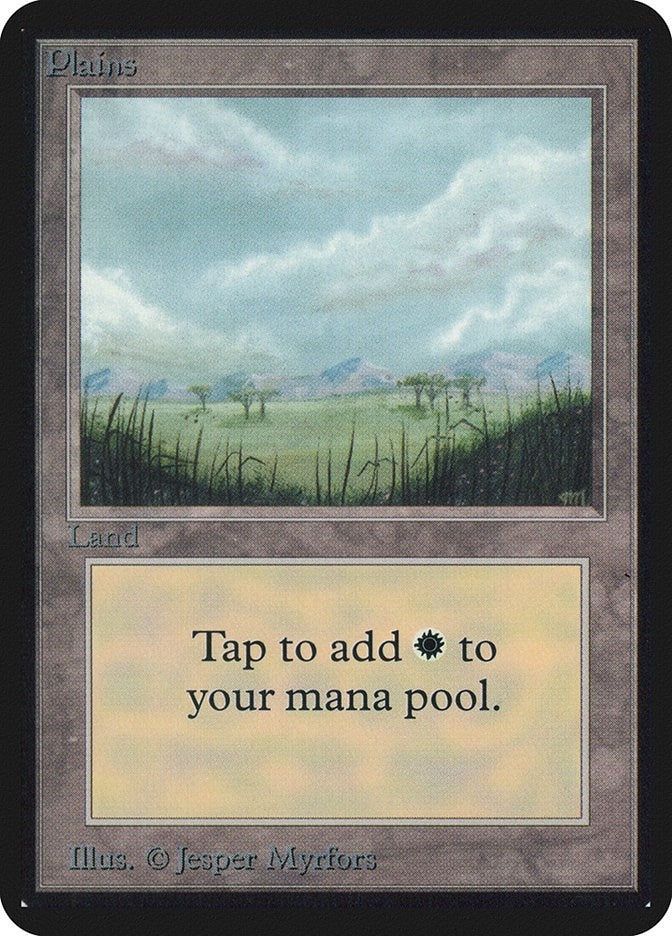 Image for Plains (B) (Alpha Edition) - Magic: The Gathering