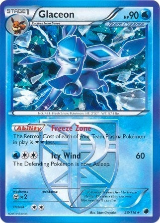 Image for Glaceon - 23/116 (BW Plasma Freeze) (Deck Exclusives) (023/116) - Pokemon