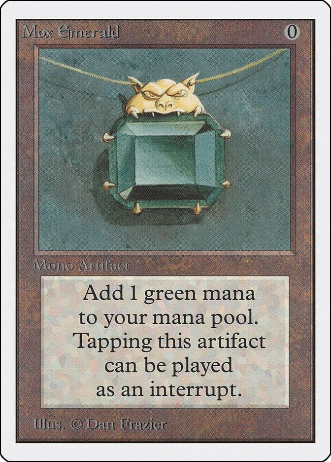 Image for Mox Emerald (Unlimited Edition) - Magic: The Gathering