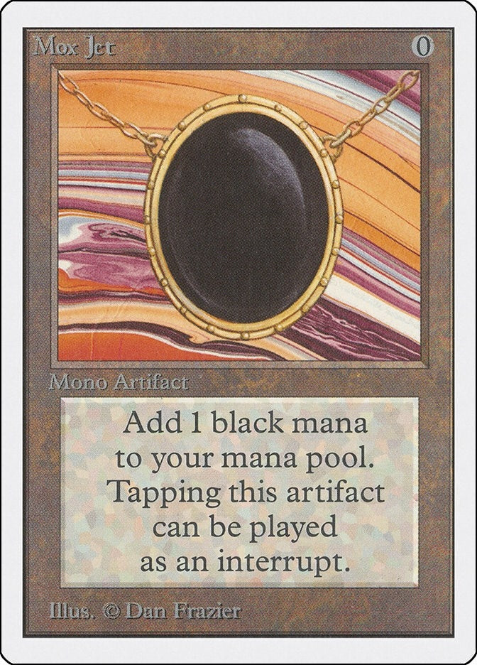Image for Mox Jet (Unlimited Edition) - Magic: The Gathering