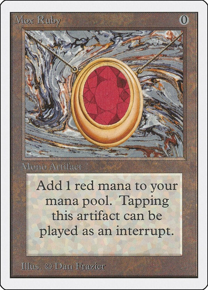 Image for Mox Ruby (Unlimited Edition) - Magic: The Gathering