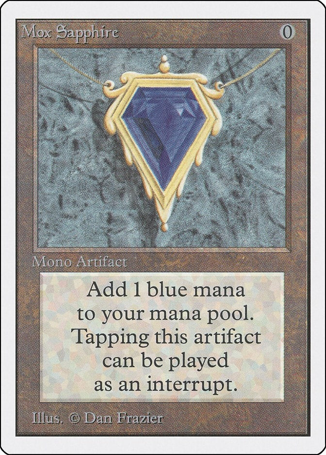 Image for Mox Sapphire (Unlimited Edition) - Magic: The Gathering
