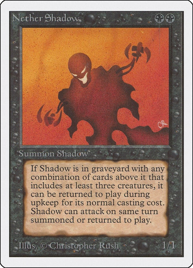 Image for Nether Shadow (Unlimited Edition) - Magic: The Gathering