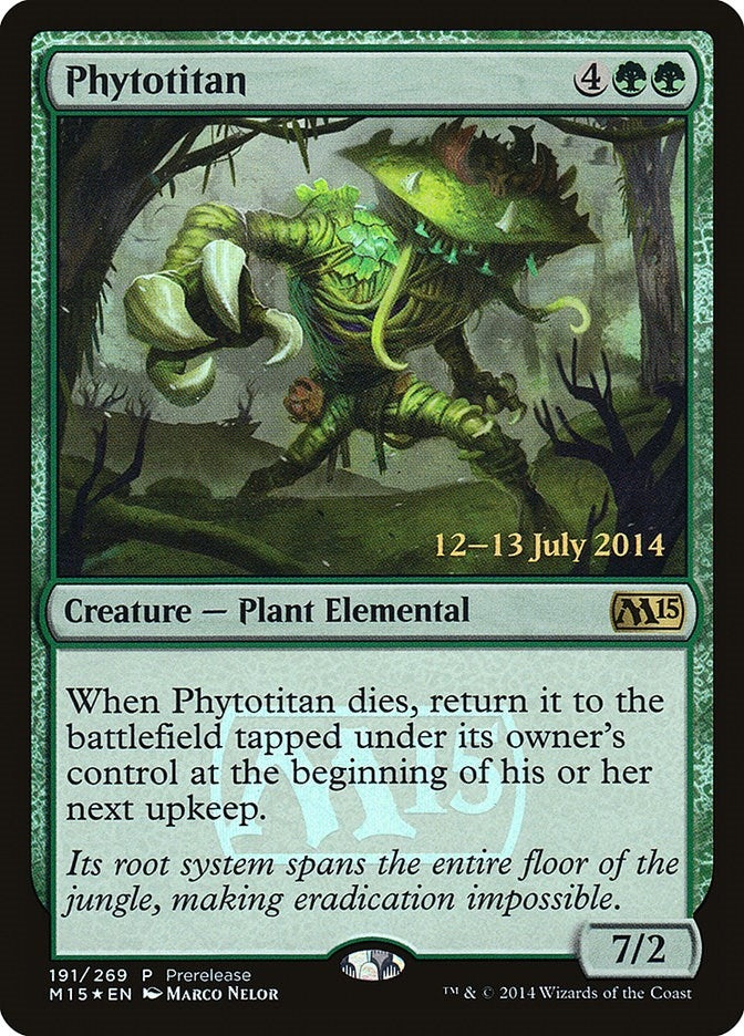 Image for Phytotitan (Prerelease Cards) (191) - Magic: The Gathering