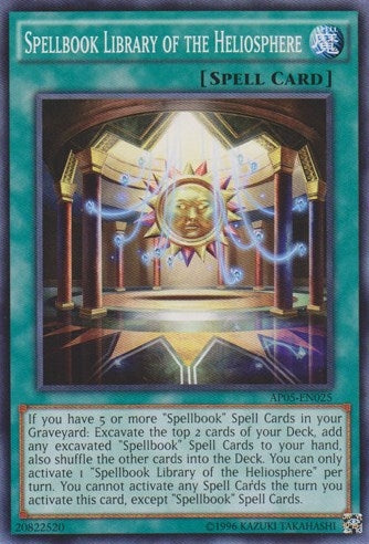 Image for Spellbook Library of the Heliosphere (Astral Pack 5) (AP05-EN025) - YuGiOh