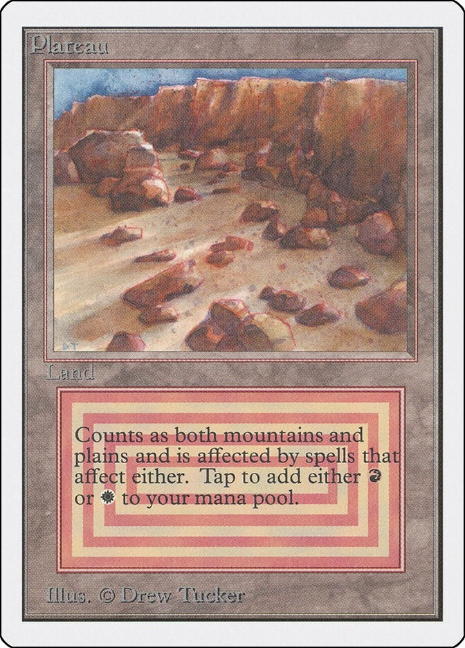 Image for Plateau (Unlimited Edition) - Magic: The Gathering