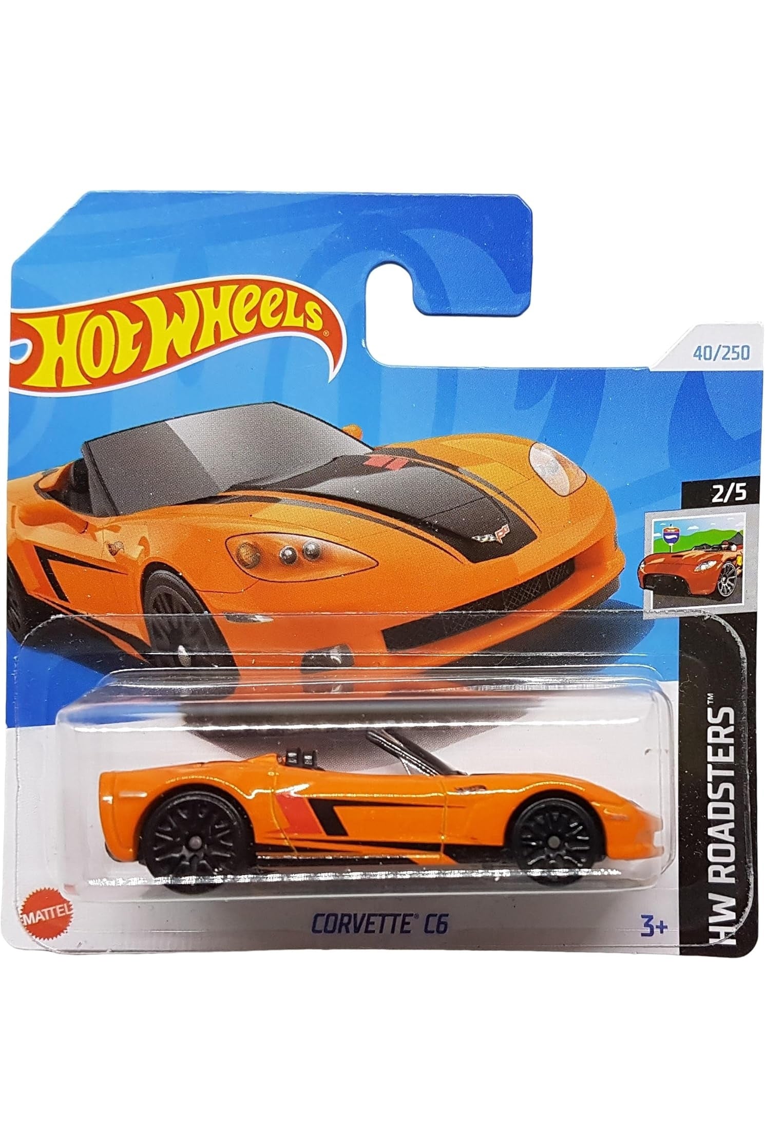 040/250 Hot Wheels - Corvette C6 - HW Roadsters 2/5 - HTC14 2024 - Hot Wheels