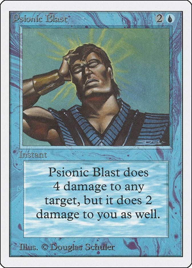 Image for Psionic Blast (Unlimited Edition) - Magic: The Gathering