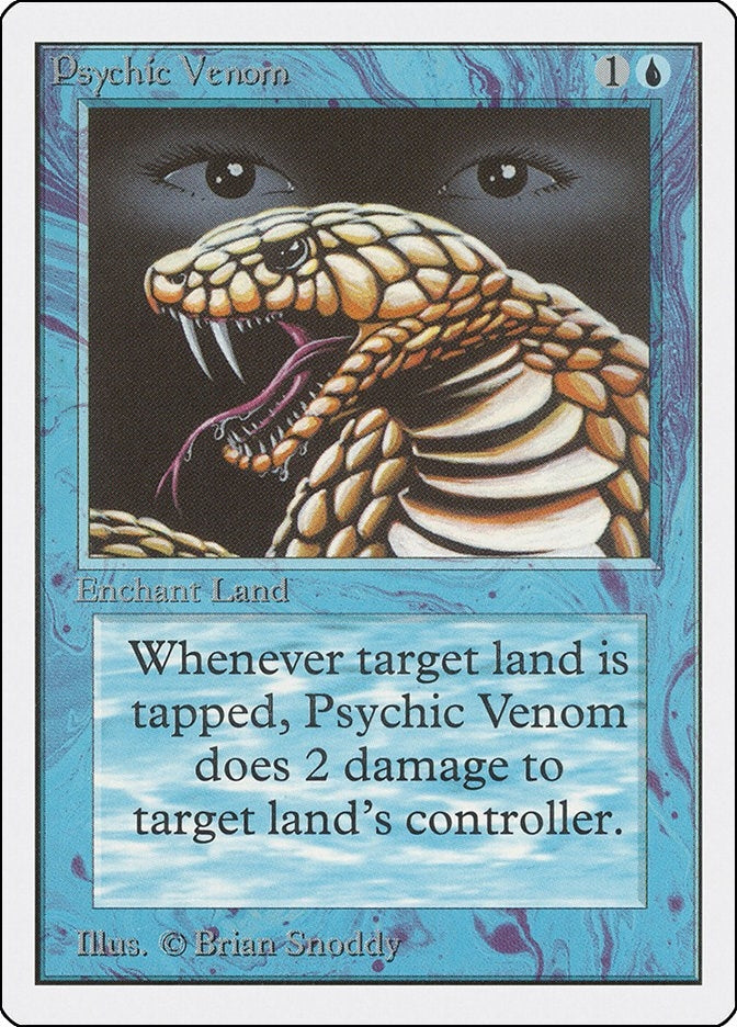 Image for Psychic Venom (Unlimited Edition) - Magic: The Gathering