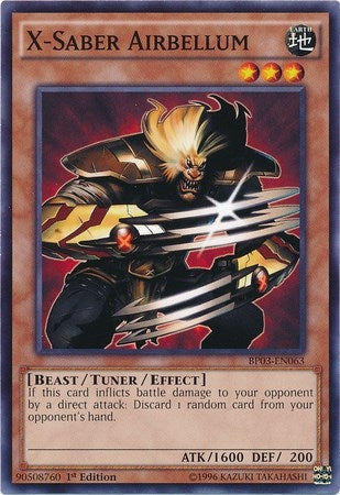 Image for X-Saber Airbellum (Battle Pack 3: Monster League) (BP03-EN063) - YuGiOh
