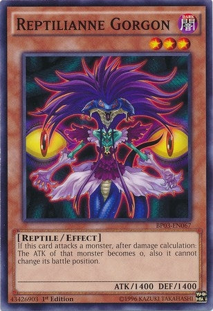 Image for Reptilianne Gorgon (Battle Pack 3: Monster League) (BP03-EN067) - YuGiOh