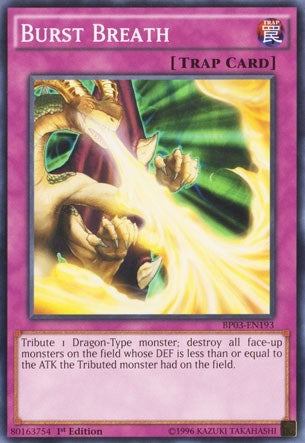 Image for Burst Breath (Battle Pack 3: Monster League) (BP03-EN193) - YuGiOh