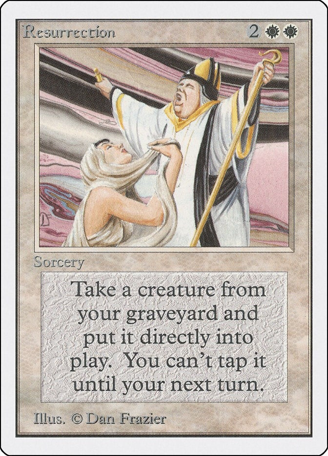 Image for Resurrection (Unlimited Edition) - Magic: The Gathering