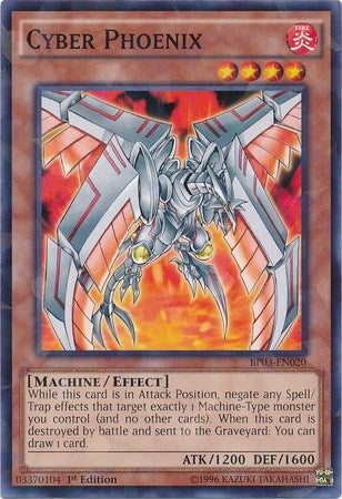 Image for Cyber Phoenix (Shatterfoil) (Battle Pack 3: Monster League) (BP03-EN020) - YuGiOh