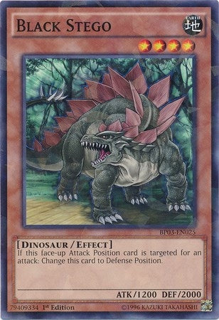 Image for Black Stego (Shatterfoil) (Battle Pack 3: Monster League) (BP03-EN025) - YuGiOh