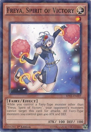 Image for Freya, Spirit of Victory (Shatterfoil) (Battle Pack 3: Monster League) (BP03-EN027) - YuGiOh