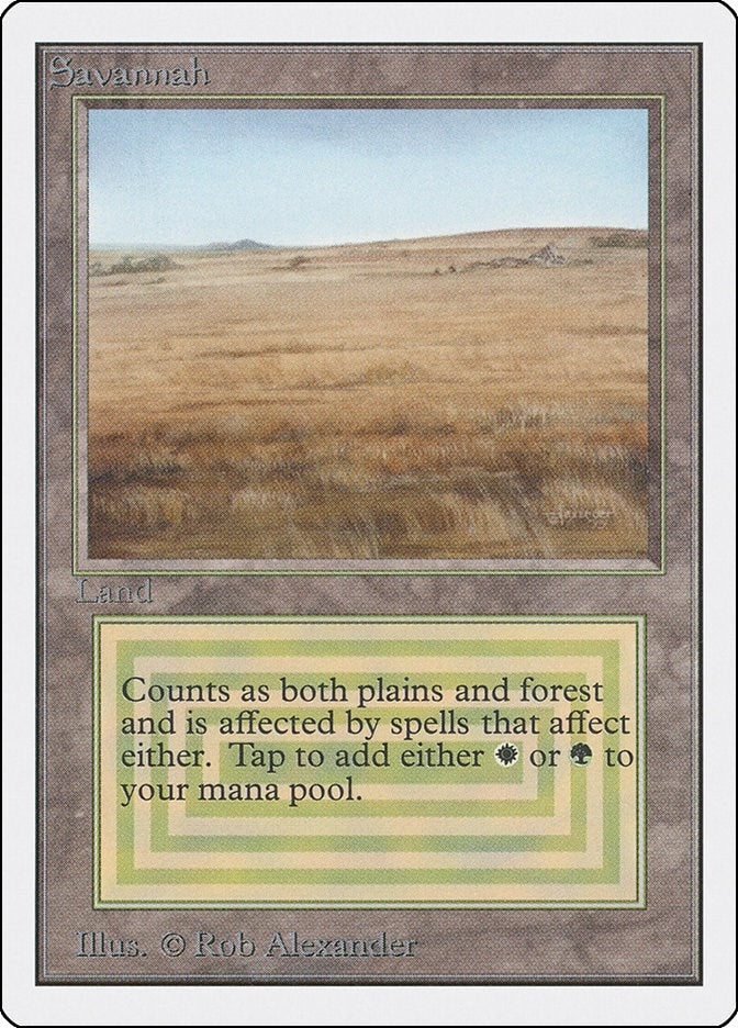 Image for Savannah (Unlimited Edition) - Magic: The Gathering