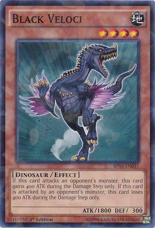 Image for Black Veloci (Shatterfoil) (Battle Pack 3: Monster League) (BP03-EN037) - YuGiOh