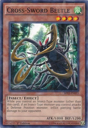 Image for Cross-Sword Beetle (Shatterfoil) (Battle Pack 3: Monster League) (BP03-EN053) - YuGiOh