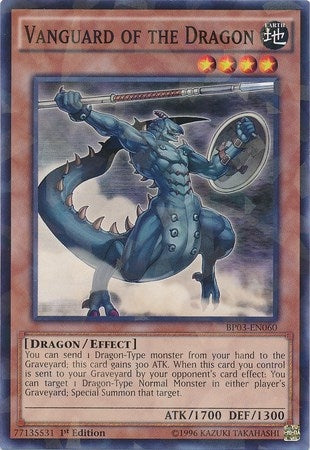 Image for Vanguard of the Dragon (Shatterfoil) (Battle Pack 3: Monster League) (BP03-EN060) - YuGiOh