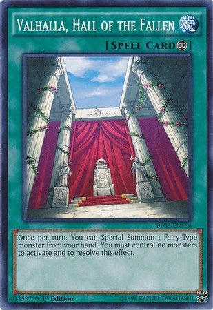 Image for Valhalla, Hall of the Fallen (Battle Pack 3: Monster League) (BP03-EN154) - YuGiOh
