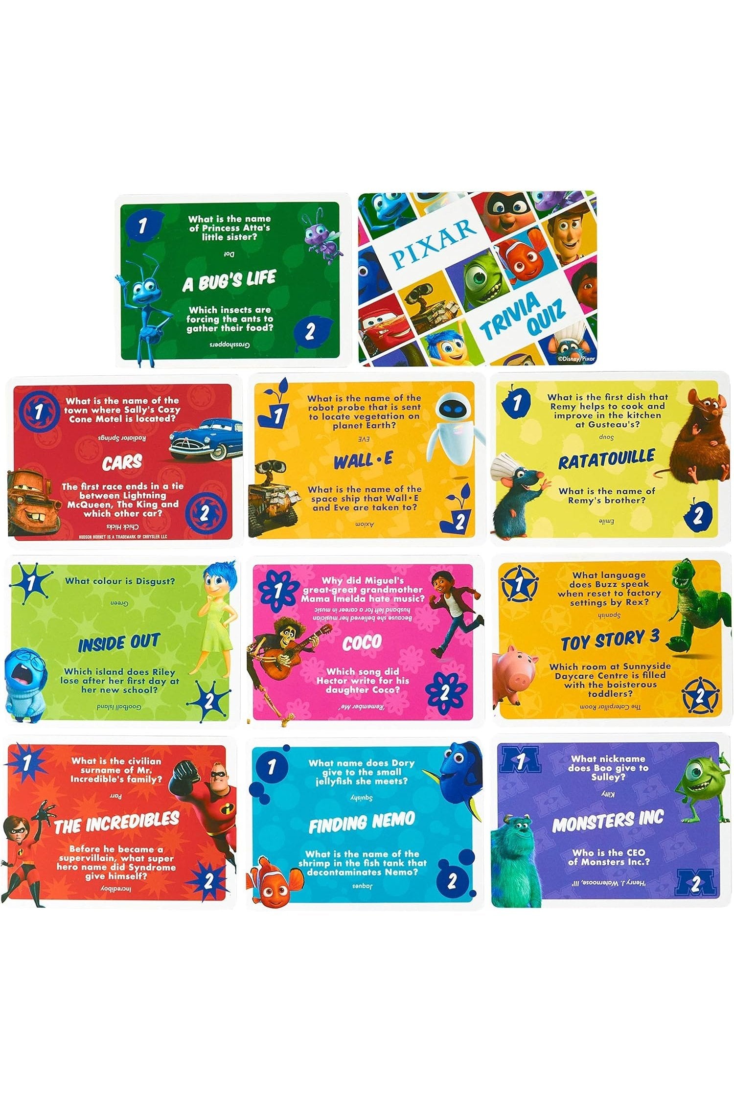 Paladone Pixar Movie Trivia Quiz Game - Quiz Game