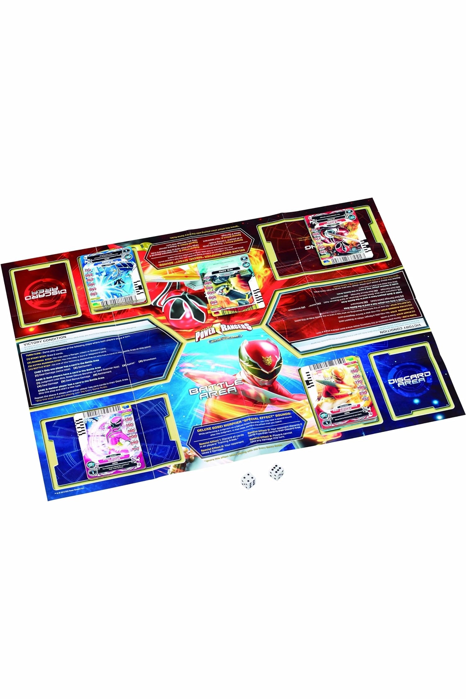 Power Rangers Megaforce 2-Player Starter Deck Rise Of Heroes Card Game - Power Rangers TCG