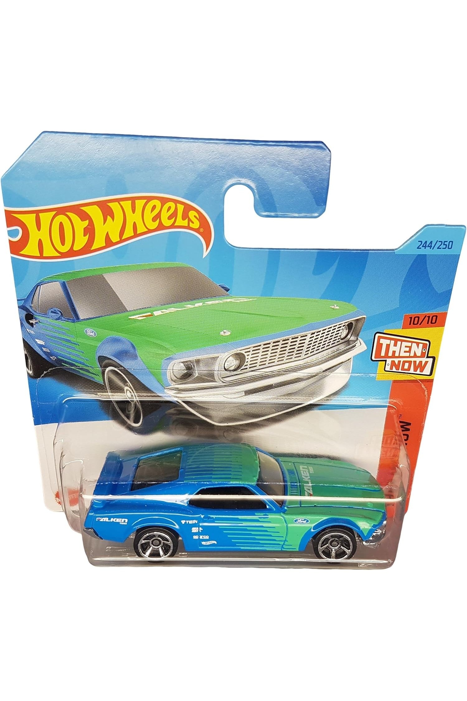 244/250 Hot Wheels - 69 Ford Mustang Boss 302 - Then and Now 10/10 - 2023 - HKJ48