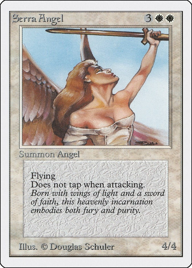 Image for Serra Angel (Unlimited Edition) - Magic: The Gathering
