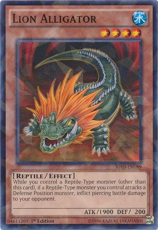 Image for Lion Alligator (Shatterfoil) (Battle Pack 3: Monster League) (BP03-EN089) - YuGiOh