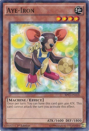 Image for Aye-Iron (Shatterfoil) (Battle Pack 3: Monster League) (BP03-EN103) - YuGiOh