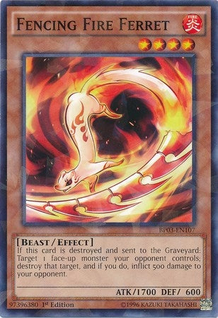 Image for Fencing Fire Ferret (Shatterfoil) (Battle Pack 3: Monster League) (BP03-EN107) - YuGiOh