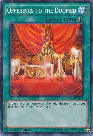 Image for Offerings to the Doomed (Shatterfoil) (Battle Pack 3: Monster League) (BP03-EN138) - YuGiOh
