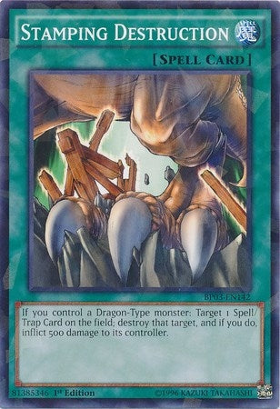 Image for Stamping Destruction (Shatterfoil) (Battle Pack 3: Monster League) (BP03-EN142) - YuGiOh