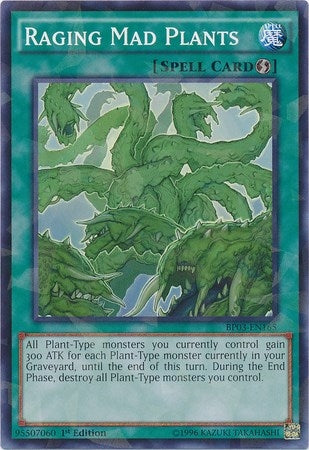 Image for Raging Mad Plants (Shatterfoil) (Battle Pack 3: Monster League) (BP03-EN165) - YuGiOh
