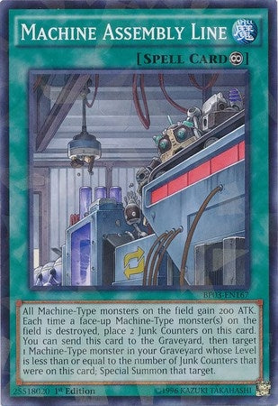 Image for Machine Assembly Line (Shatterfoil) (Battle Pack 3: Monster League) (BP03-EN167) - YuGiOh