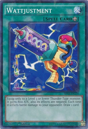 Image for Wattjustment (Shatterfoil) (Battle Pack 3: Monster League) (BP03-EN170) - YuGiOh