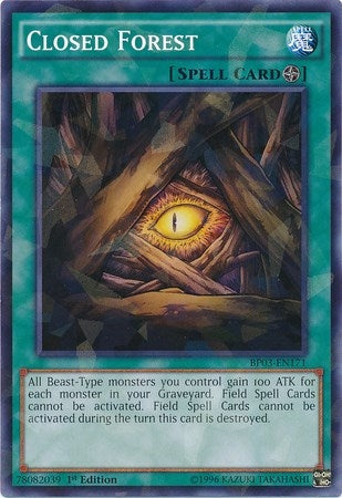 Image for Closed Forest (Shatterfoil) (Battle Pack 3: Monster League) (BP03-EN171) - YuGiOh