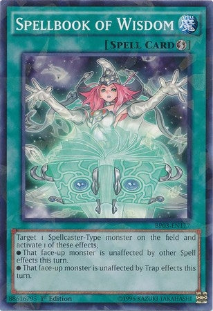 Image for Spellbook of Wisdom (Shatterfoil) (Battle Pack 3: Monster League) (BP03-EN177) - YuGiOh