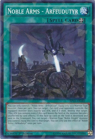 Image for Noble Arms - Arfeudutyr (Shatterfoil) (Battle Pack 3: Monster League) (BP03-EN181) - YuGiOh