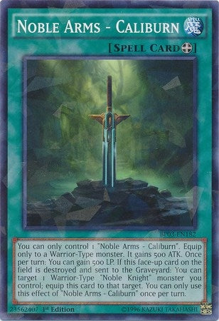 Image for Noble Arms - Caliburn (Shatterfoil) (Battle Pack 3: Monster League) (BP03-EN182) - YuGiOh