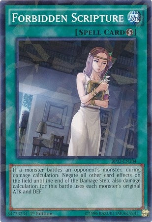 Image for Forbidden Scripture (Shatterfoil) (Battle Pack 3: Monster League) (BP03-EN184) - YuGiOh