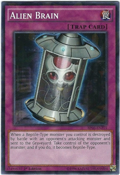 Image for Alien Brain (Shatterfoil) (Battle Pack 3: Monster League) (BP03-EN215) - YuGiOh