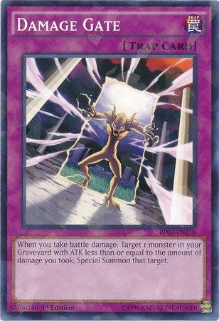 Image for Damage Gate (Shatterfoil) (Battle Pack 3: Monster League) (BP03-EN218) - YuGiOh