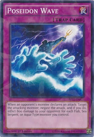 Image for Poseidon Wave (Shatterfoil) (Battle Pack 3: Monster League) (BP03-EN223) - YuGiOh